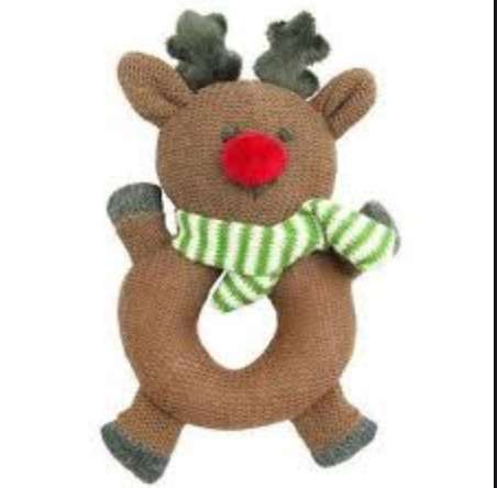 Reindeer Rattle - Baby Showers By Mail