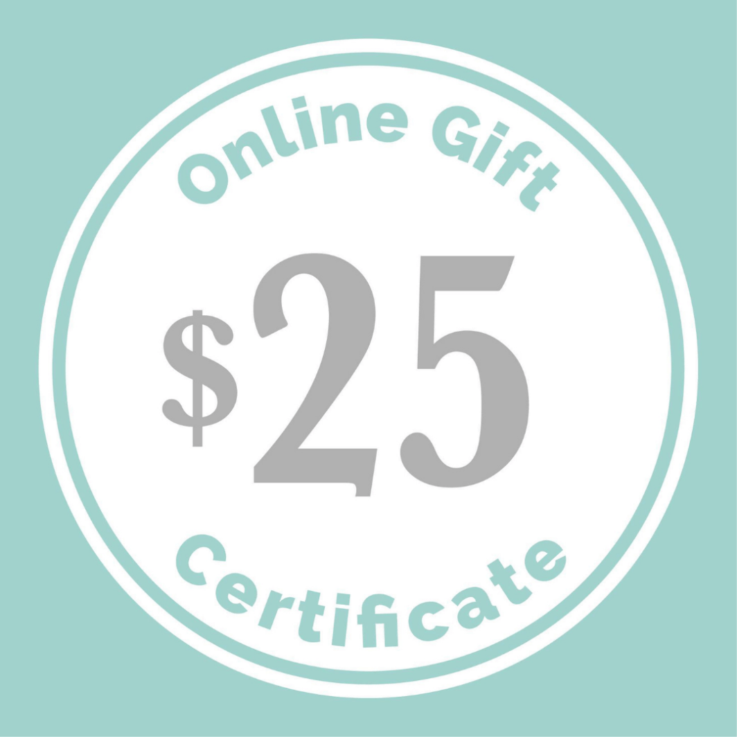 $25 gift certificate towards diaper subscription gift