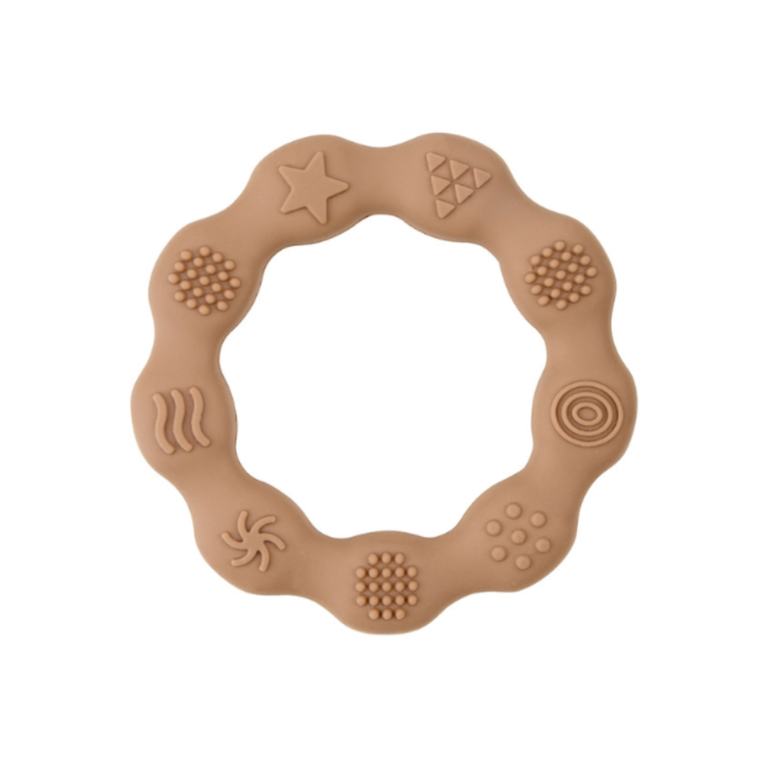 Round Teether-Brown