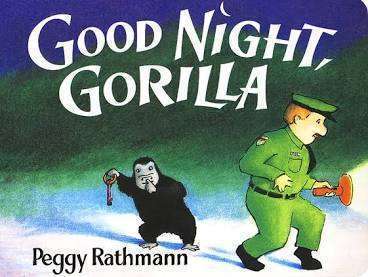 cover of a popular children's board book Good Night Gorilla