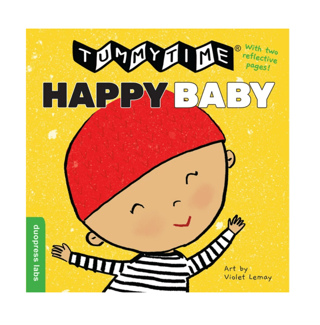 Tummy Time Happy Baby board book cover