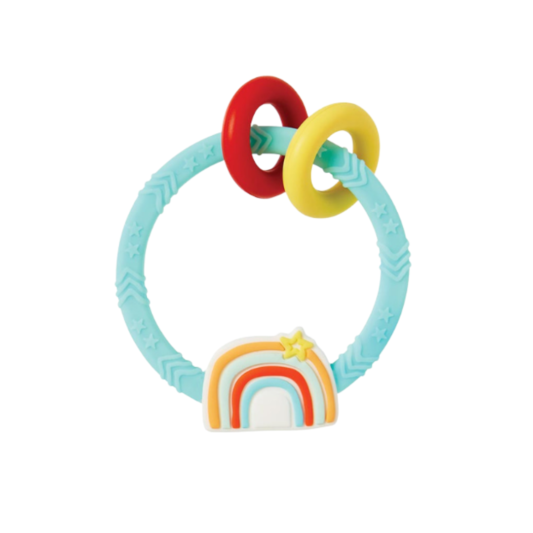 Rainbow Ring Teether - Baby Showers By Mail Rainbow Ring Teether