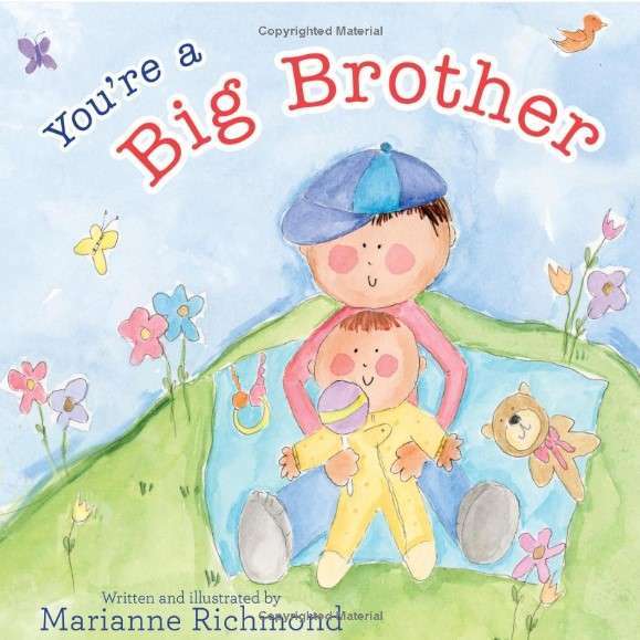 cover of a book called You're a Big Brother for families that have a new baby on the way