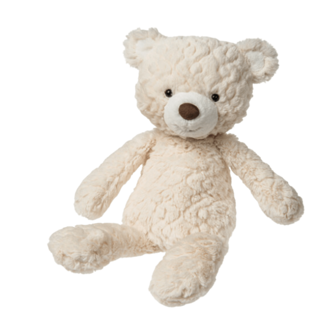 Mary Meyer Putty Cream Bear - Baby Showers By Mail Mary Meyer putty cream bear with lovely warm colors and the sweetest smile.