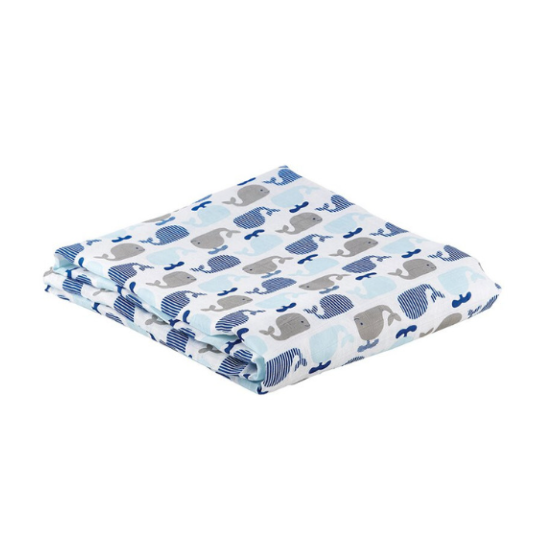 Whale Swaddle - Baby Showers By Mail Stephan baby whale theme swaddle