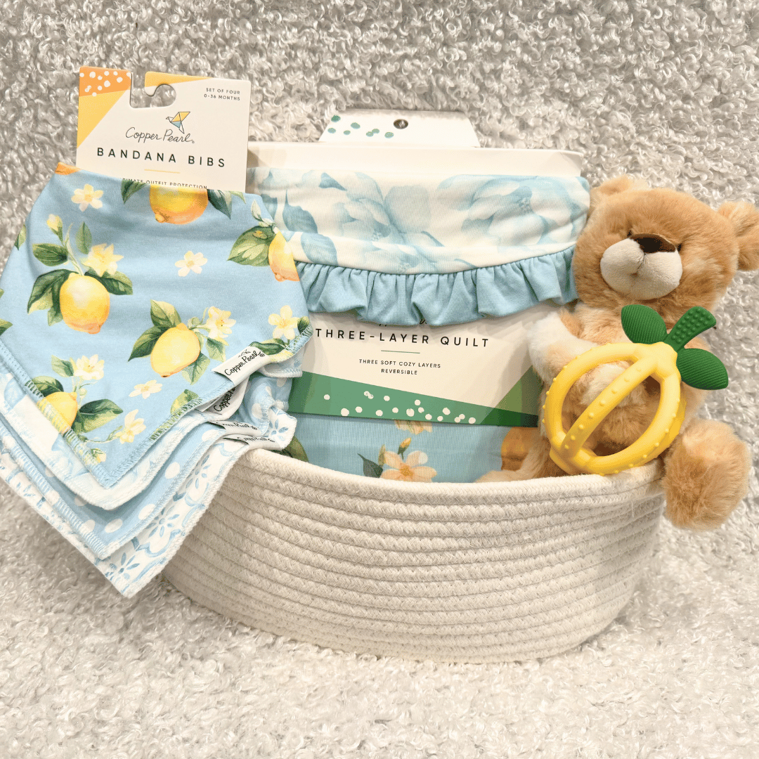 Sweet as a lemon Basket - Baby Showers By Mail Sweet as a lemon Basket